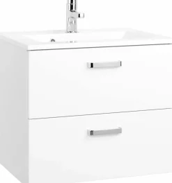 Waschbeckenunterschrank 60 mit Mineralgussbecken BOLOGNA