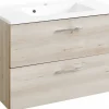 Waschbeckenunterschrank 80 mit Mineralgussbecken PORTOFINO