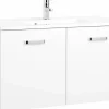 Waschbeckenunterschrank 90 mit Mineralgussbecken BOLOGNA