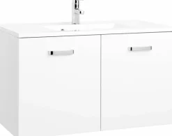 Waschbeckenunterschrank 90 mit Mineralgussbecken BOLOGNA