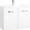 Waschbeckenunterschrank 70 mit Mineralgussbecken BOLOGNA