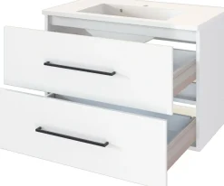 Waschbeckenunterschrank 80 mit Mineralgußbecken LUZERN