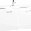 Waschbeckenunterschrank 100 mit Mineralgussbecken BOLOGNA