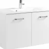 Waschbeckenunterschrank 80 mit Mineralgussbecken BOLOGNA