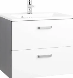 Waschbeckenunterschrank 60 mit Mineralgussbecken BOLOGNA
