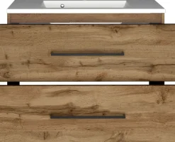 Waschbeckenunterschrank 80 mit Mineralgußbecken LUZERN