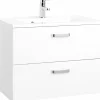 Waschbeckenunterschrank 70 mit Mineralgussbecken BOLOGNA