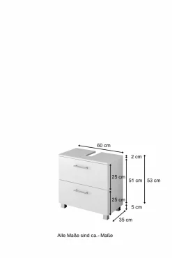 Waschbeckenunterschrank 60 PORTA