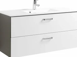Waschbeckenunterschrank 100 mit Mineralgussbecken BOLOGNA