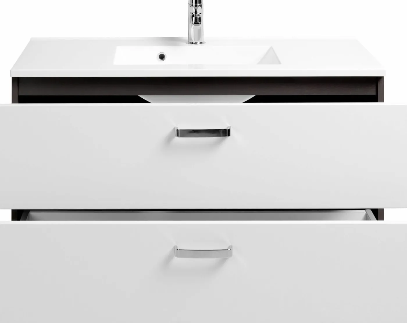 Waschbeckenunterschrank 100 mit Mineralgussbecken BOLOGNA