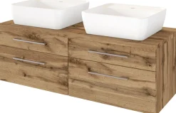 Waschbeckenunterschrank 120 mit Aufsatzbecken DAVOS