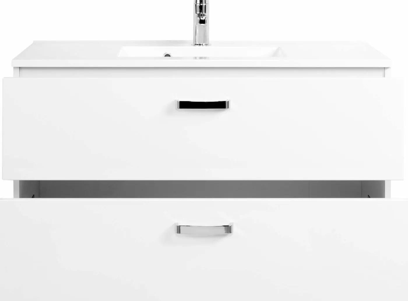 Waschbeckenunterschrank 100 mit Mineralgussbecken BOLOGNA