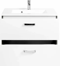 Waschbeckenunterschrank 70 mit Mineralgussbecken BOLOGNA