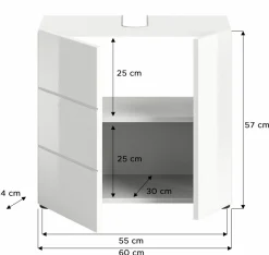 Waschbeckenunterschrank AMBO