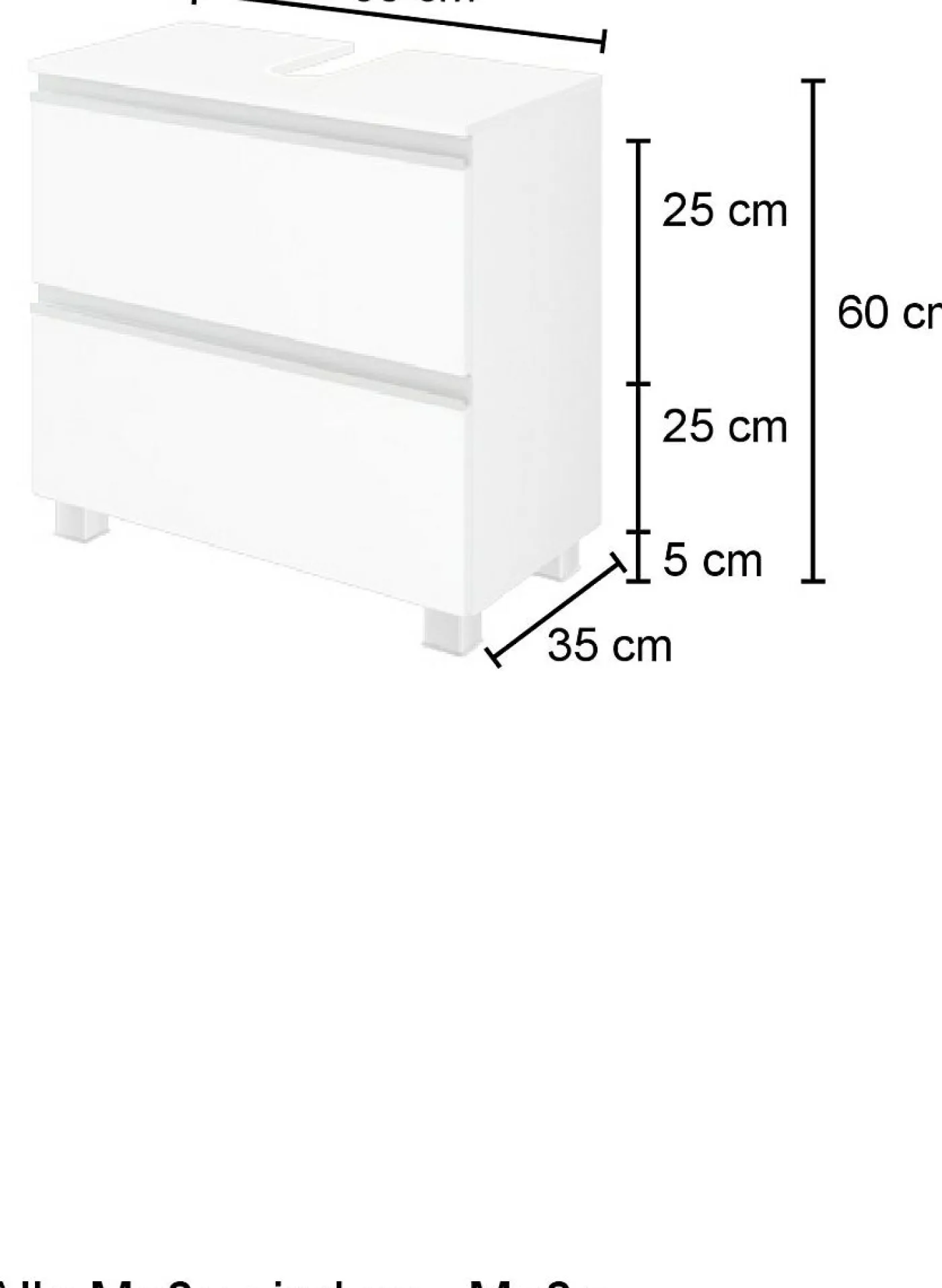 Waschbeckenunterschrank AREZZO