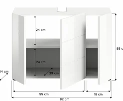 Waschbeckenunterschrank AMBO