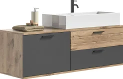 Waschbeckenunterschrank mit Waschbecken AGARO