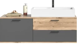 Waschbeckenunterschrank mit Waschbecken AGARO