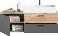 Waschbeckenunterschrank mit Waschbecken AGARO