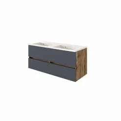 Waschbeckenunterschrank mit Doppelwaschbecken LUCCA