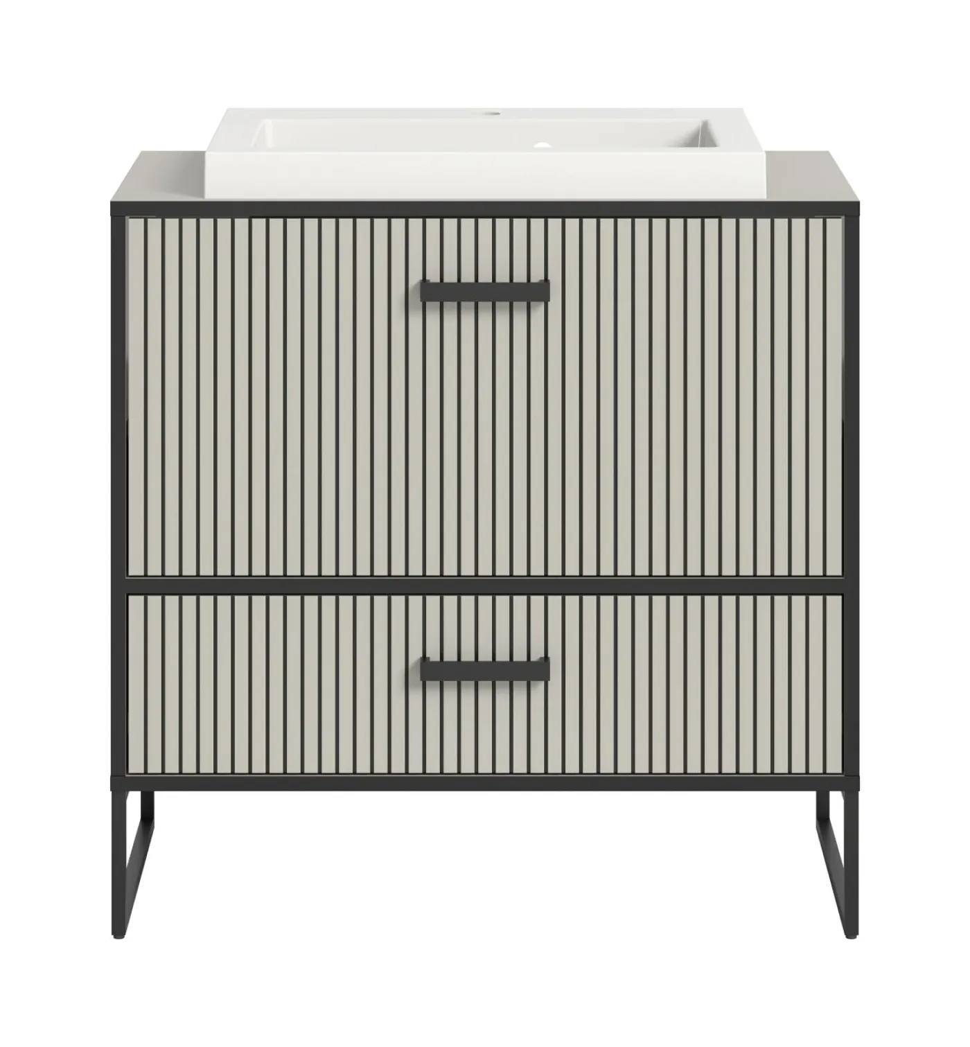 Waschbeckenunterschrank mit Waschbecken BAGNO