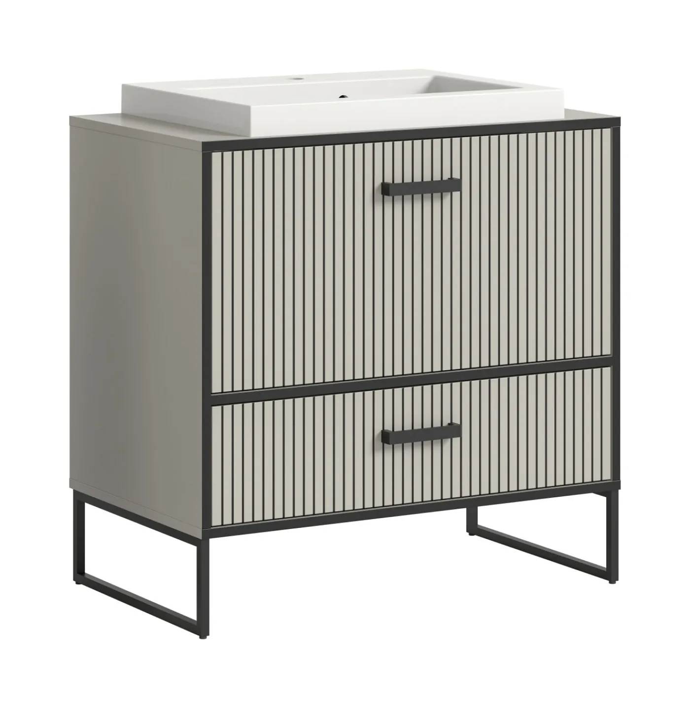 Waschbeckenunterschrank mit Waschbecken BAGNO