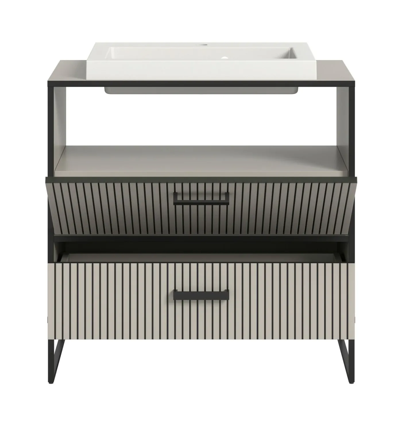 Waschbeckenunterschrank mit Waschbecken BAGNO