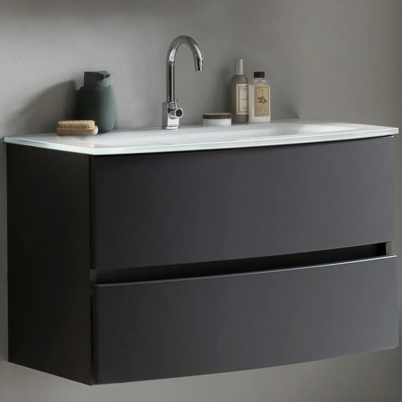 Waschbeckenunterschrank mit Waschbecken KOPENHAGEN