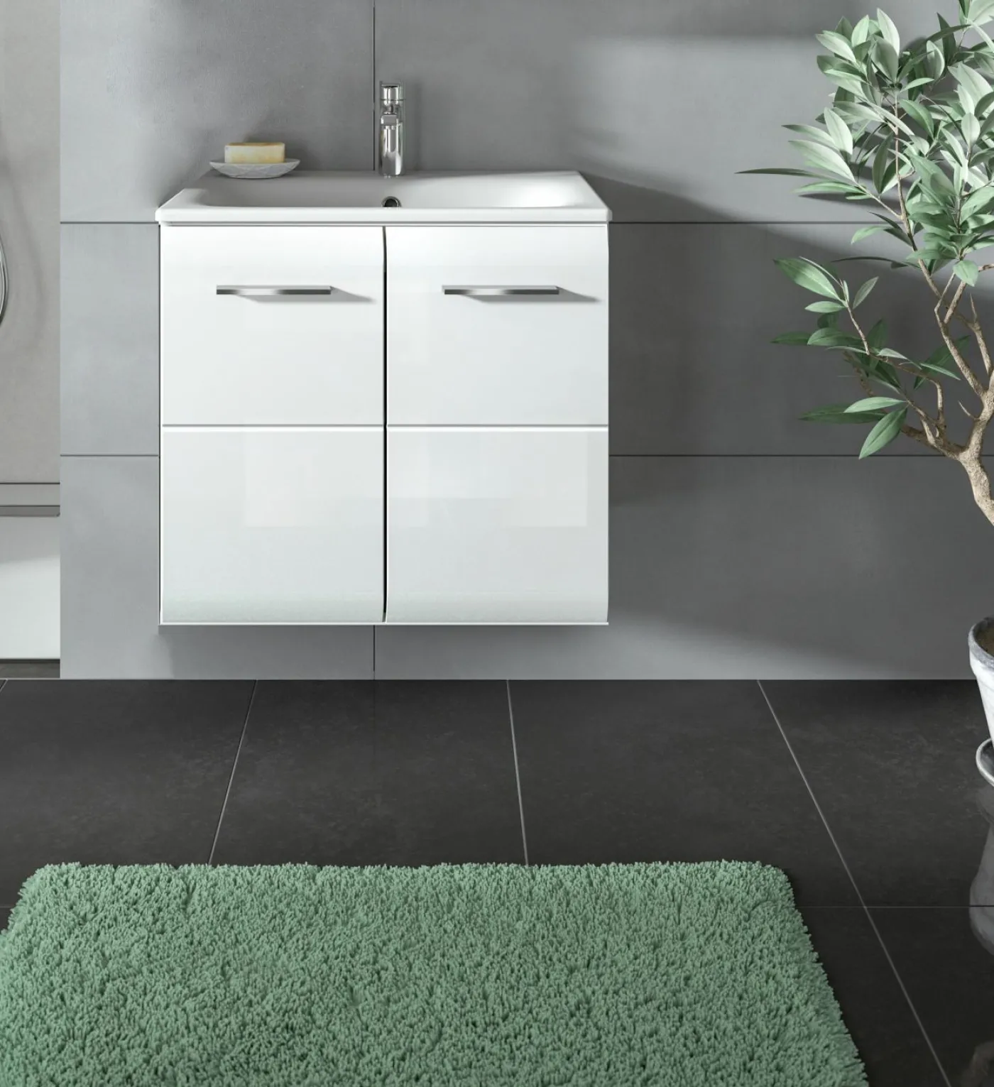 Waschbeckenunterschrank mit Waschbecken BONGA