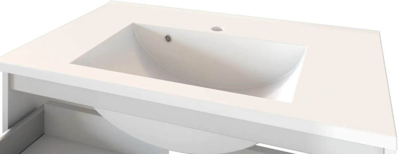 Waschbeckenunterschrank mit Waschbecken LUCCA
