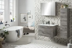Waschbeckenunterschrank mit Waschbecken STOCKHOLM