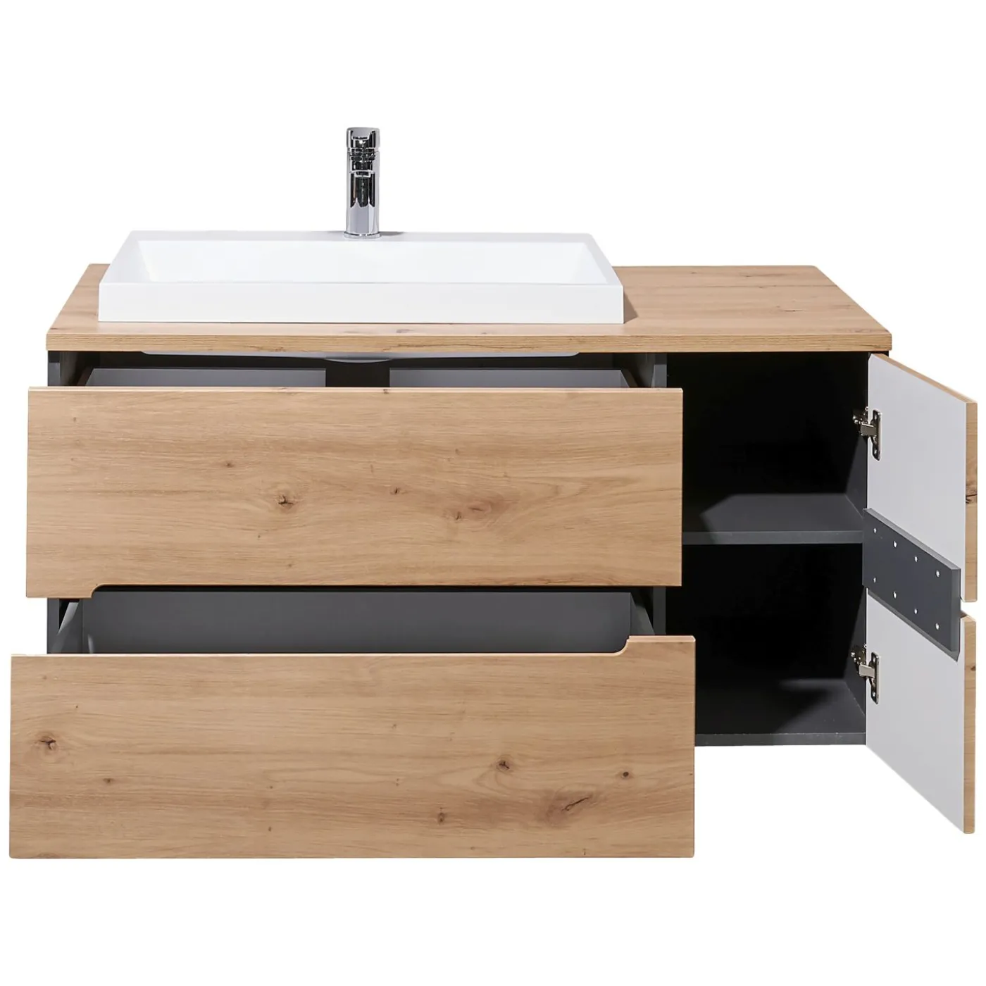 Waschbeckenunterschrank mit Waschbecken MEMPHIS
