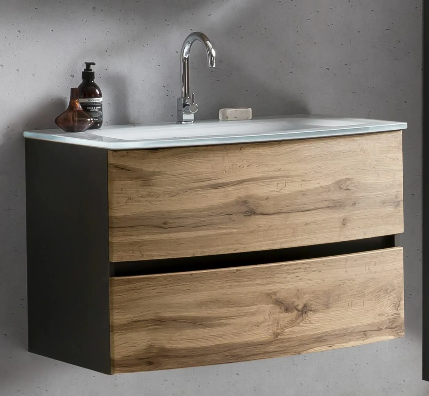 Waschbeckenunterschrank mit Waschbecken KOPENHAGEN