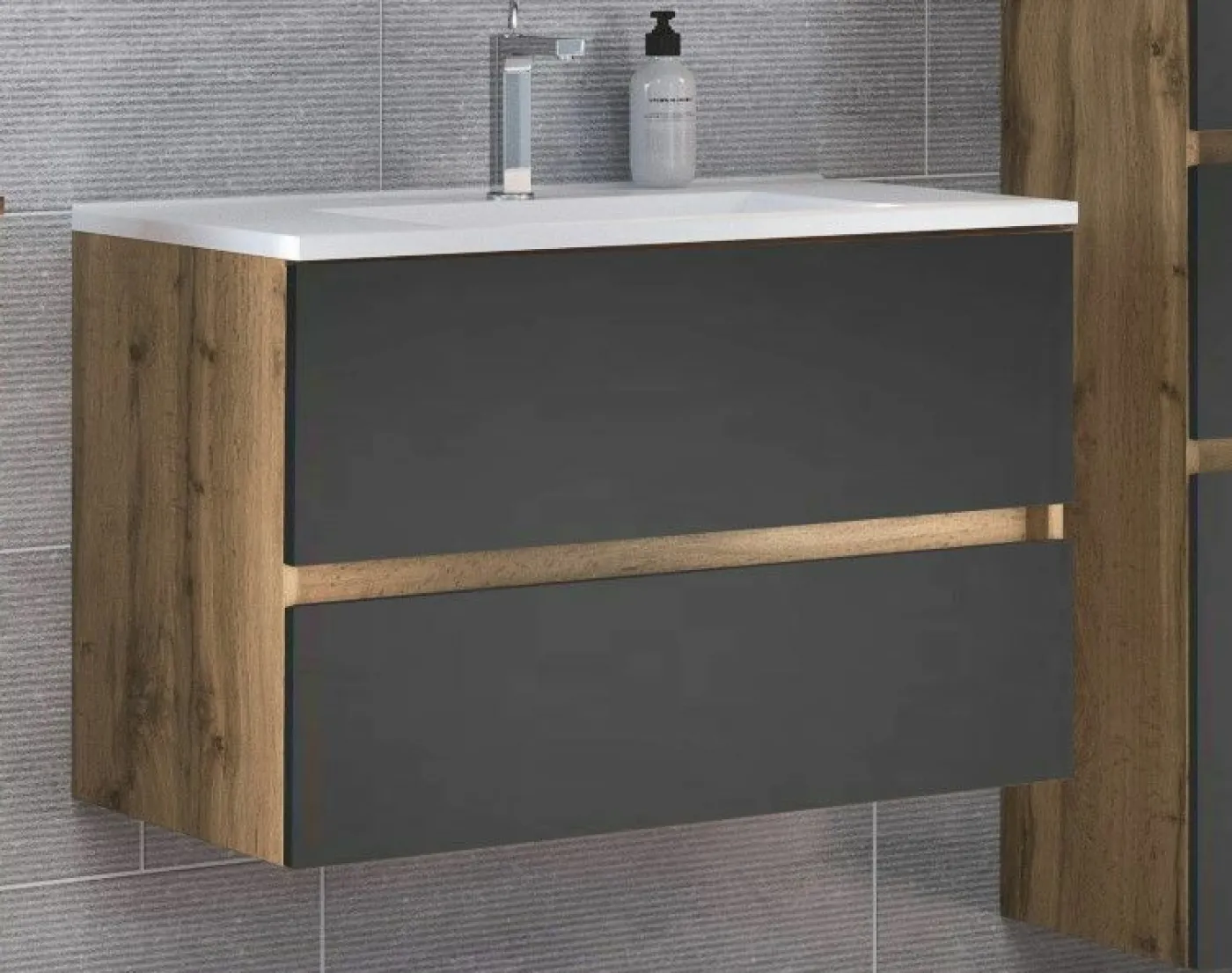 Waschbeckenunterschrank mit Waschbecken LUCCA
