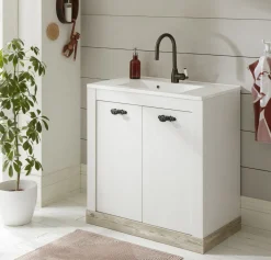 Waschbeckenunterschrank mit Waschbecken FLORENZ