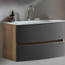 Waschbeckenunterschrank mit Waschbecken KOPENHAGEN