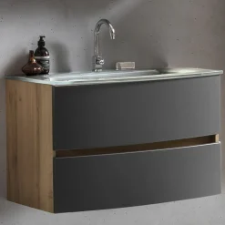 Waschbeckenunterschrank mit Waschbecken KOPENHAGEN