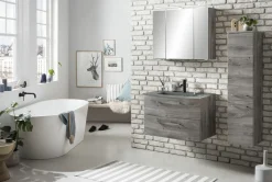 Waschbeckenunterschrank mit Waschbecken STOCKHOLM