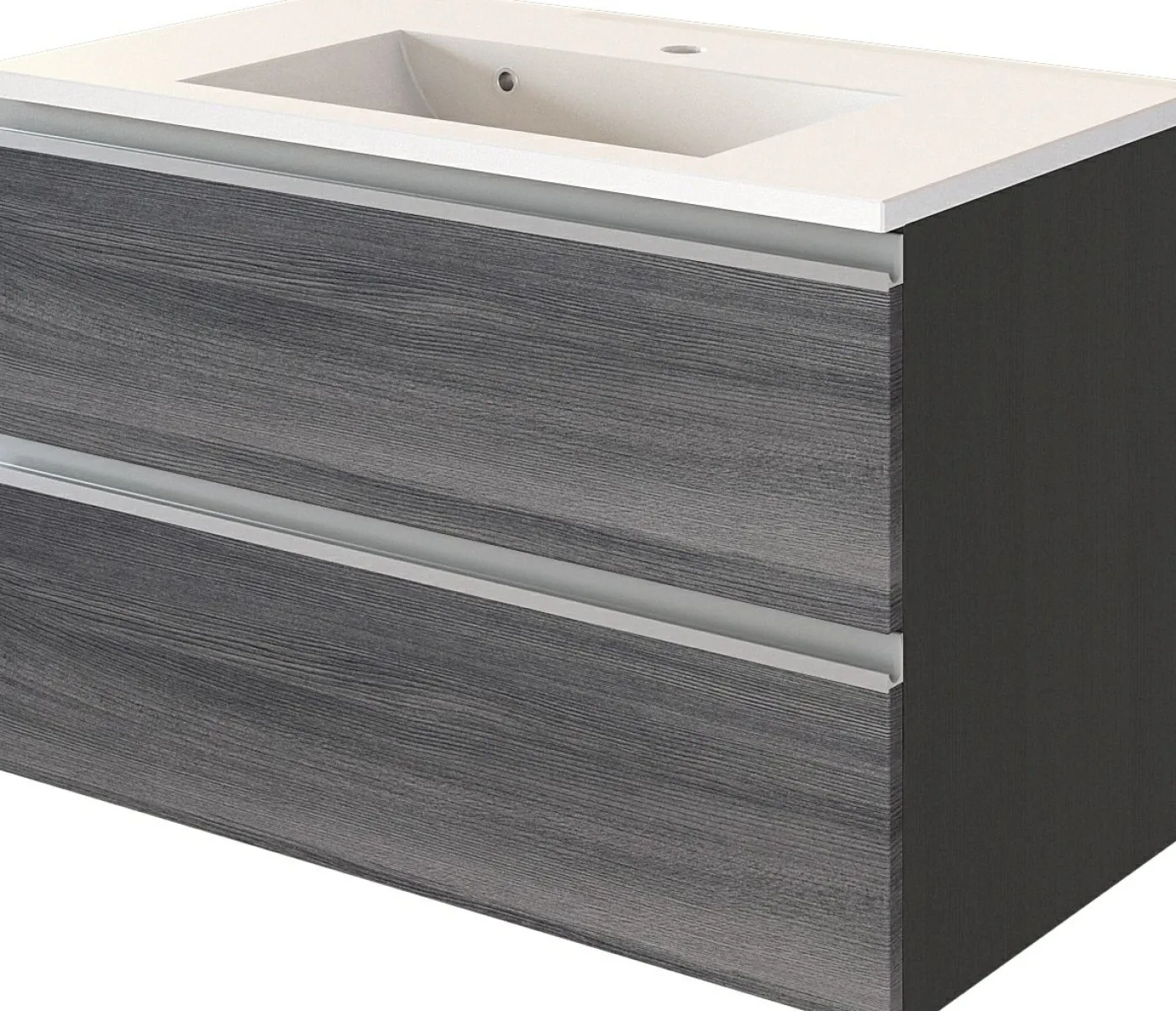 Waschbeckenunterschrank mit Waschbecken 80 AREZZO