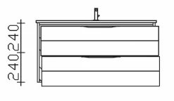 Waschbeckenunterschrank SOLITAIRE 6025