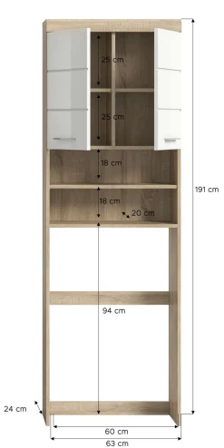 Waschmaschinenüberbau GIMBI