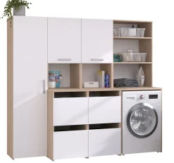 Waschmaschinenumbauschränke-Set LAUNDRY 3