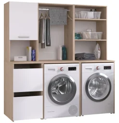 Waschmaschinenumbauschränke-Set LAUNDRY 4