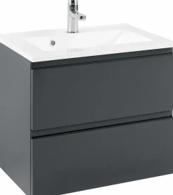 Waschtischunterschrank 60 mit Mineralgussbecken CARDIFF