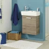 Waschtischunterschrank mit Keramikwaschtisch OFFENBACH