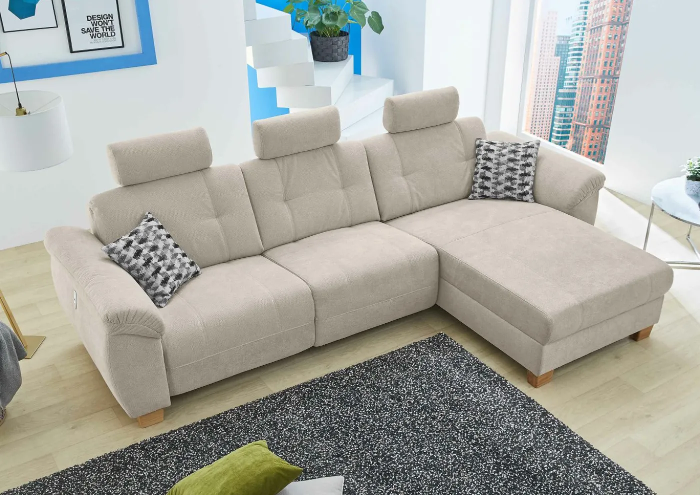 Wohnlandschaft mit Funktion PORTOFINO-SE