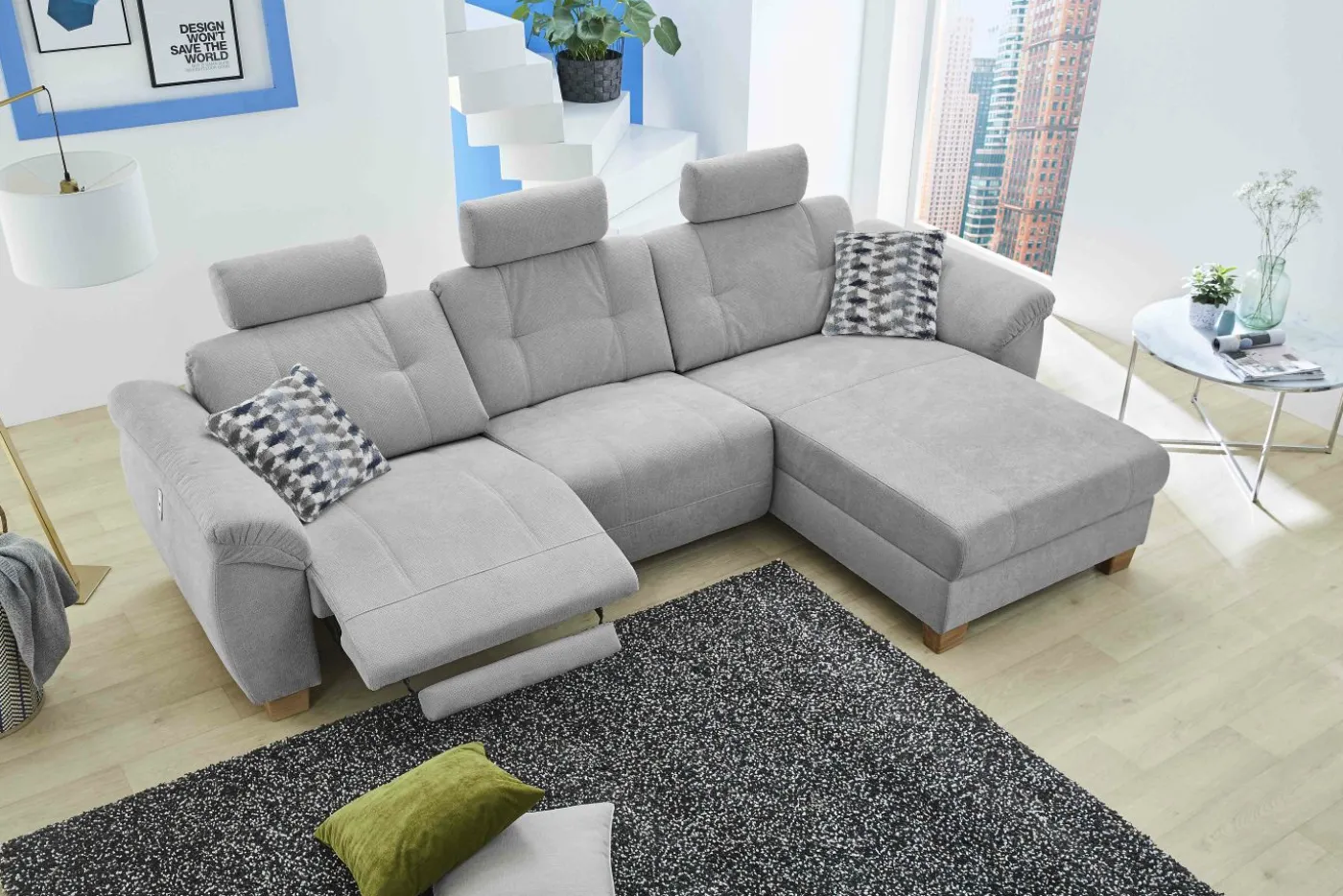 Wohnlandschaft mit Funktion PORTOFINO-SE